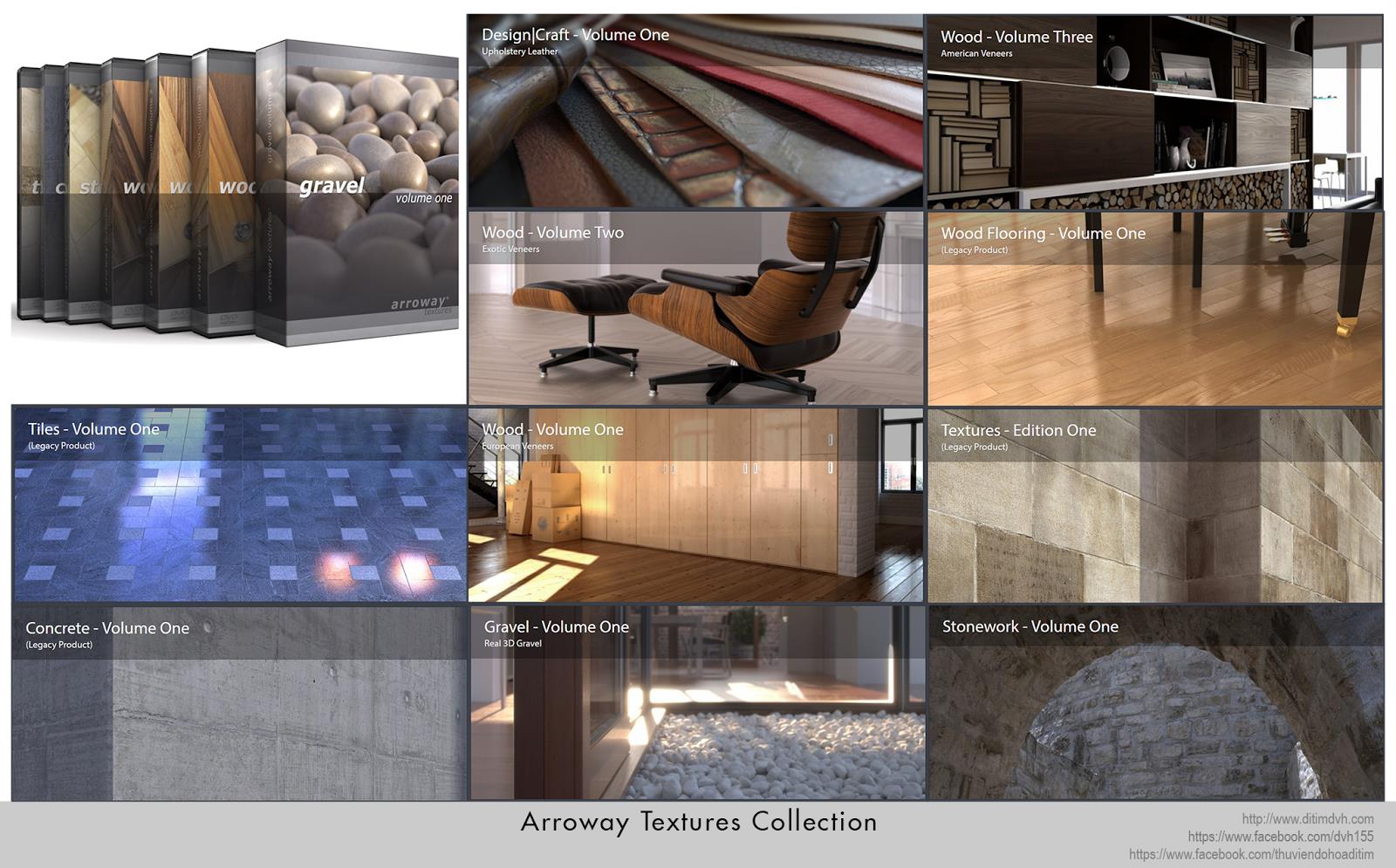 [ Fshare ] Arroway Textures Collection - Bộ Maps chất lượng cao siêu đẹp