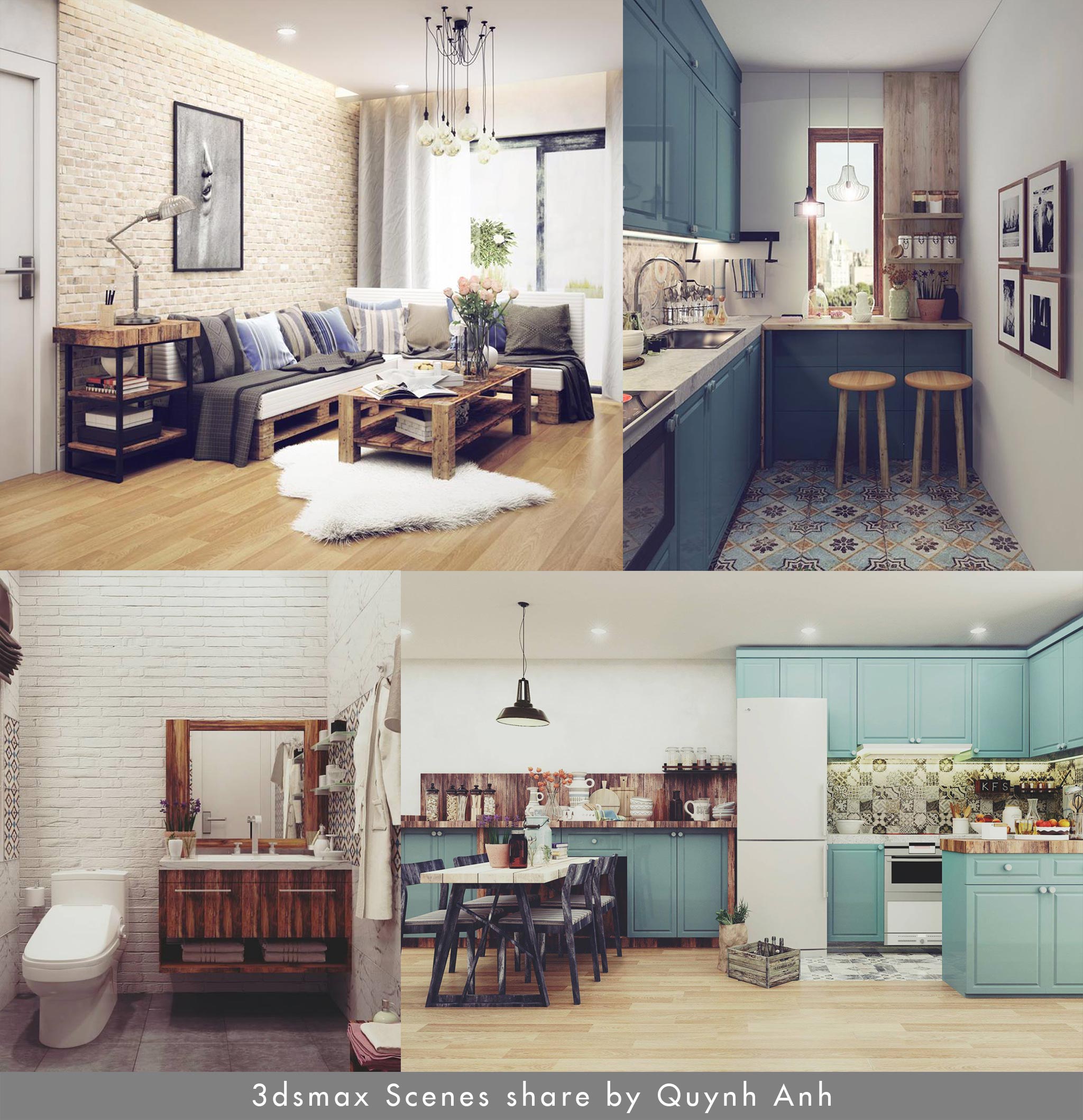 [Scenes] 3dsmax Scenes share by Quynh Anh